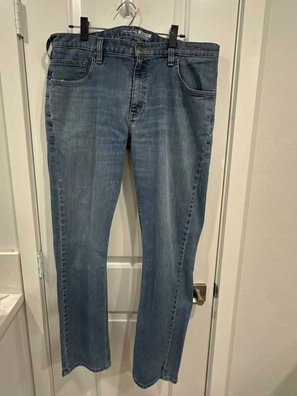 Carhartt Relaxed Fit Tapered Leg Blue Denim Jeans